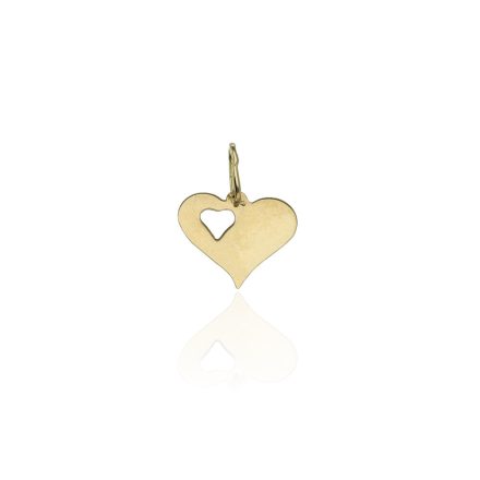 AU81232 - 14 karátos arany szív medál