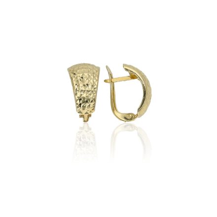 AU81537 - 14 karátos arany női fülbevaló Francia patentzárral