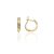 AU81539 - 14 karátos arany női fülbevaló Francia patentzárral
