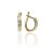 AU81543 - 14 karátos arany női fülbevaló Francia patentzárral