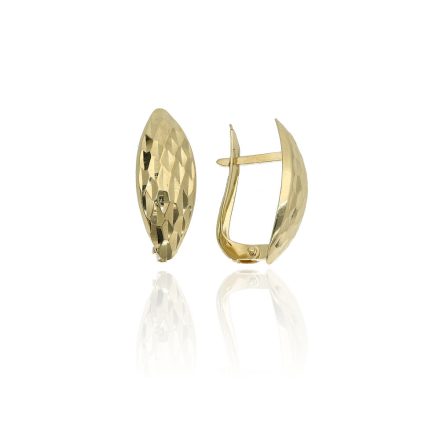 AU81544 - 14 karátos arany női fülbevaló Francia patentzárral