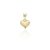 AU81550 - 14 karátos arany szív medál