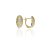 AU81615 - 14 karátos arany női fülbevaló Francia patentzárral
