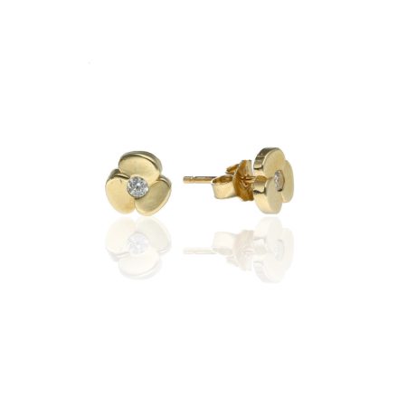 AU81643 - 14 karátos arany női beszúrós fülbevaló pár