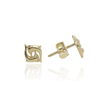 AU81653 - 14 karátos arany női beszúrós fülbevaló pár