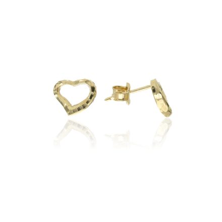 AU81668 - 14 karátos arany női beszúrós fülbevaló pár