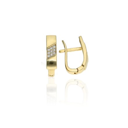 AU81783 - 14 karátos arany női fülbevaló Francia patentzárral