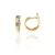 AU81788 - 14 karátos arany női fülbevaló Francia patentzárral