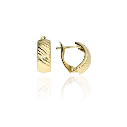 AU81790 - 14 karátos arany női fülbevaló Francia patentzárral