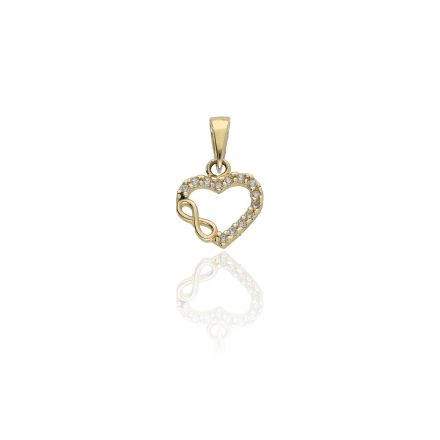 AU81828 - 14 karátos arany szív medál
