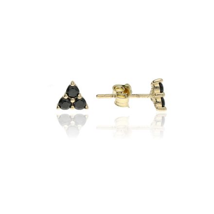 AU81895 - 14 karátos arany női beszúrós fülbevaló pár