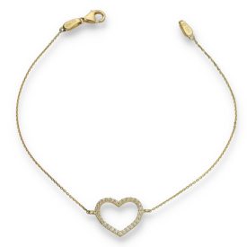 AU82458 - 14 karátos arany karlánc medállal