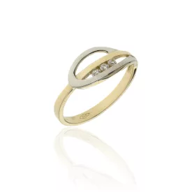 AU83099 - 14 karátos női arany gyűrű Méret: 54
