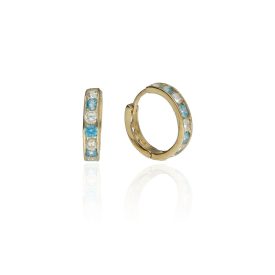 AU83641 - 14 karátos arany gyerek fülbevaló ∅14 mm