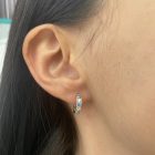 AU83641 - 14 karátos arany gyerek fülbevaló ∅14 mm