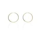 AU83673 - 14 karátos arany női karika fülbevaló Ø 33 MM
