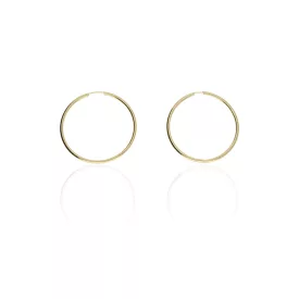 AU83673 - 14 karátos arany női karika fülbevaló Ø 33 MM