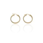 AU84233 - 14 karátos arany női karika fülbevaló Ø 20 MM