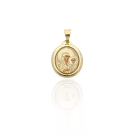 AU84319 - 14 karátos arany szentképes medál 18 mm magas