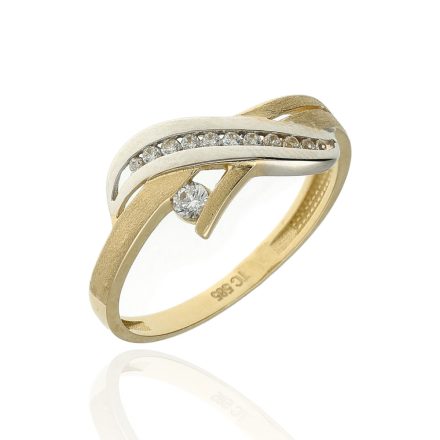 AU84690 - 14 karátos női arany gyűrű Méret: 59