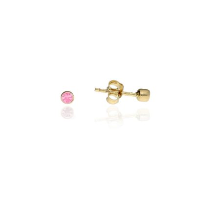 AU84945 - 14 karátos arany pont beszúrós fülbevaló Méret: Ø 4 mm
