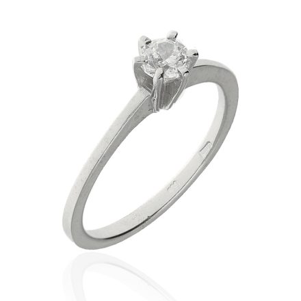 AU84969 - 14 karátos női arany eljegyzési gyűrű Méret: 49