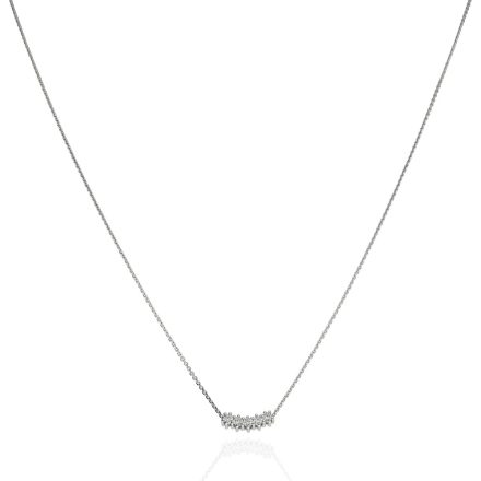 AU85092 - 14 karátos arany nyaklánc  solitaire medállal Hossz: 42+3 cm