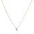 AU85107 - 14 karátos arany nyaklánc solitaire medállal Hossz: 42+3 cm