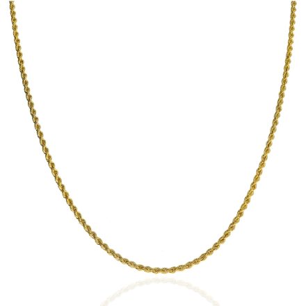AU85112 - 14 karátos arany walles mintás nyaklánc Hossz: 45 cm
