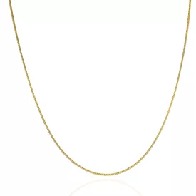   AU85140 - 14 karátos arany barbara mintás nyaklánc Hossz: 36 cm