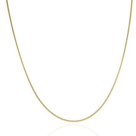 AU85143 - 14 karátos arany barbara mintás nyaklánc Hossz: 45 cm