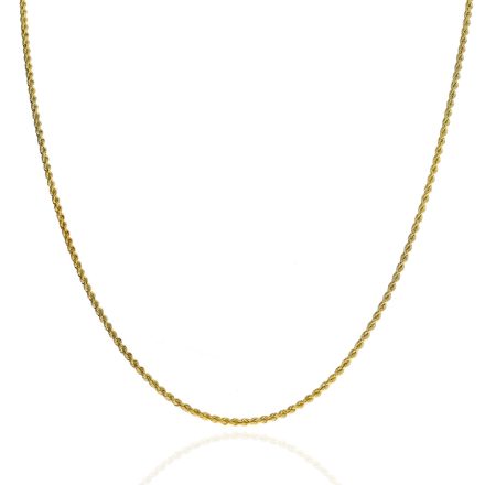 AU85166 - 14 karátos arany walles mintás nyaklánc Hossz: 45 cm
