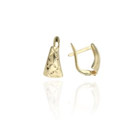   AU85374 - 14 karátos arany női fülbevaló Francia patentzárral