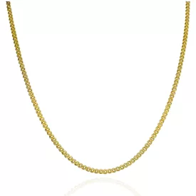   AU85516 - 14 karátos arany monalisa mintás nyaklánc Hossz: 45 cm