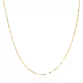   AU85570 - 14 karátos arany walles mintás nyaklánc Hossz: 38 cm