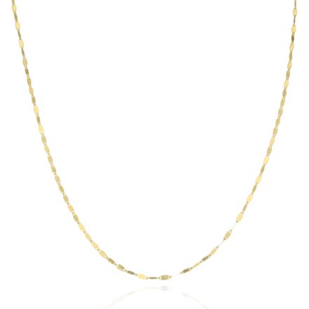 AU85570 - 14 karátos arany walles mintás nyaklánc Hossz: 38 cm