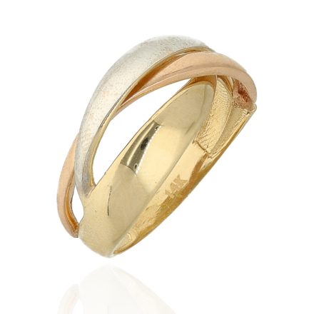 AU85641 - 14 karátos női arany női gyűrű Méret: 53