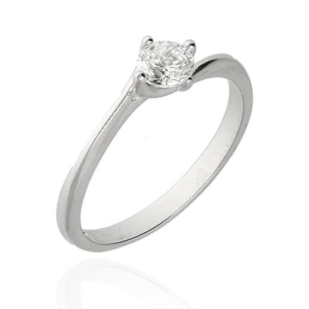 AU85655 - 14 karátos női arany eljegyzési gyűrű Méret: 47