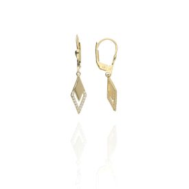 AU85860 - 14 karátos arany női lógós fülbevaló