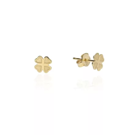 AU85904 - 14 karátos arany Szív stekkeres beszúrós fülbevaló