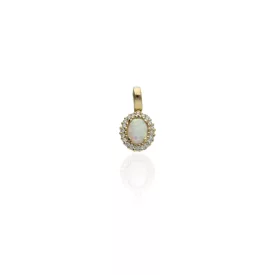 AU85969 - 14 karátos arany Opál medál