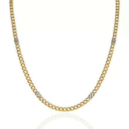 AU85986 - 14 karátos arany Pancer mintás nyaklánc Hossza: 55 cm