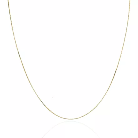 AU86035 - 14 karátos arany Kocka mintás nyaklánc Hossza: 40 cm