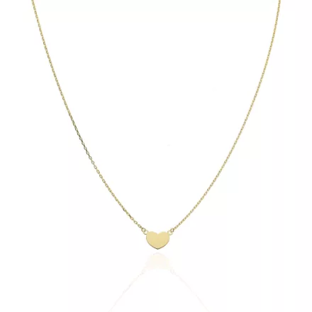 AU86049 - 14 karátos arany nyaklánc beépített szív medállal Hossz: 42-46 cm