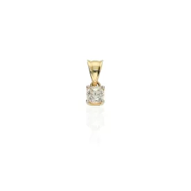 AU86069 - 14 karátos arany Solitaire medál