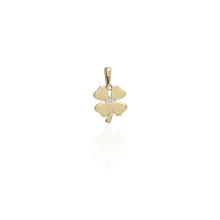 AU86084 - 14 karátos arany Lóhere medál