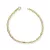 AU86138 - 14 karátos arany figarucci mintás karlánc Hossza: 18 cm