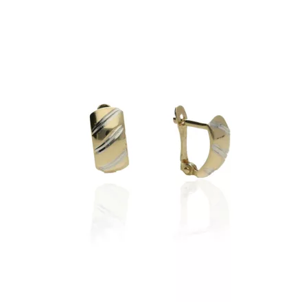 AU86497 - 14 karátos arany női fülbevaló Francia patentzárral