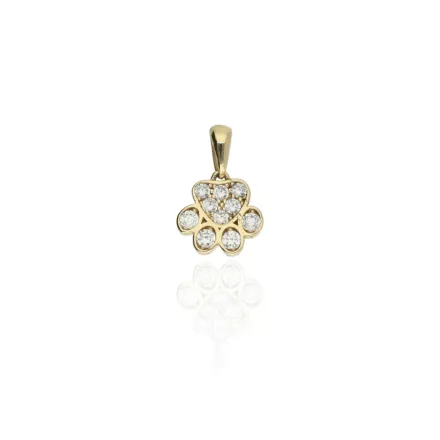 AU86574 - 14 karátos arany tappancs medál