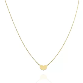   AU86615 - 14 karátos arany nyaklánc Szív medállal beépített Hossz: 42 + 3 cm